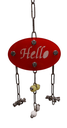 ACRYL HANGER OVAAL