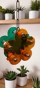 PENDENTIF FLEUR ACRYLIQUE moyen