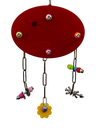 ACRYL HANGER OVAAL medium