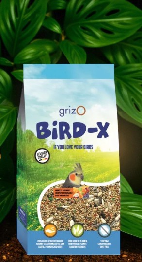 Bird-x Grote Parkietmengeling – Belgische Basisvoeding met Fruit & Vitaminen – Stofvrij