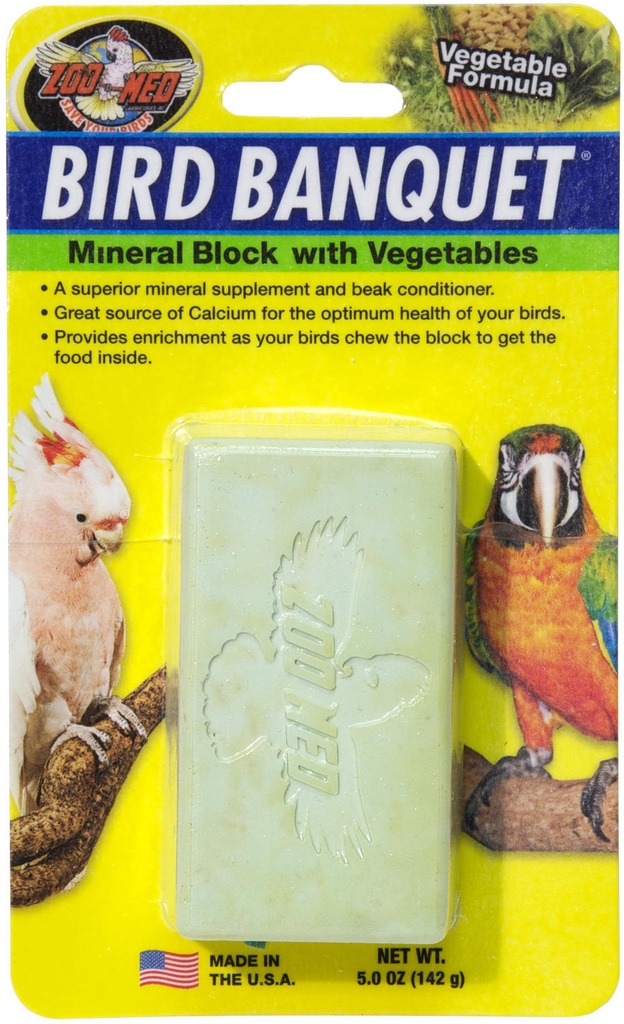 MINERAL BLOCK met groenten LARGE