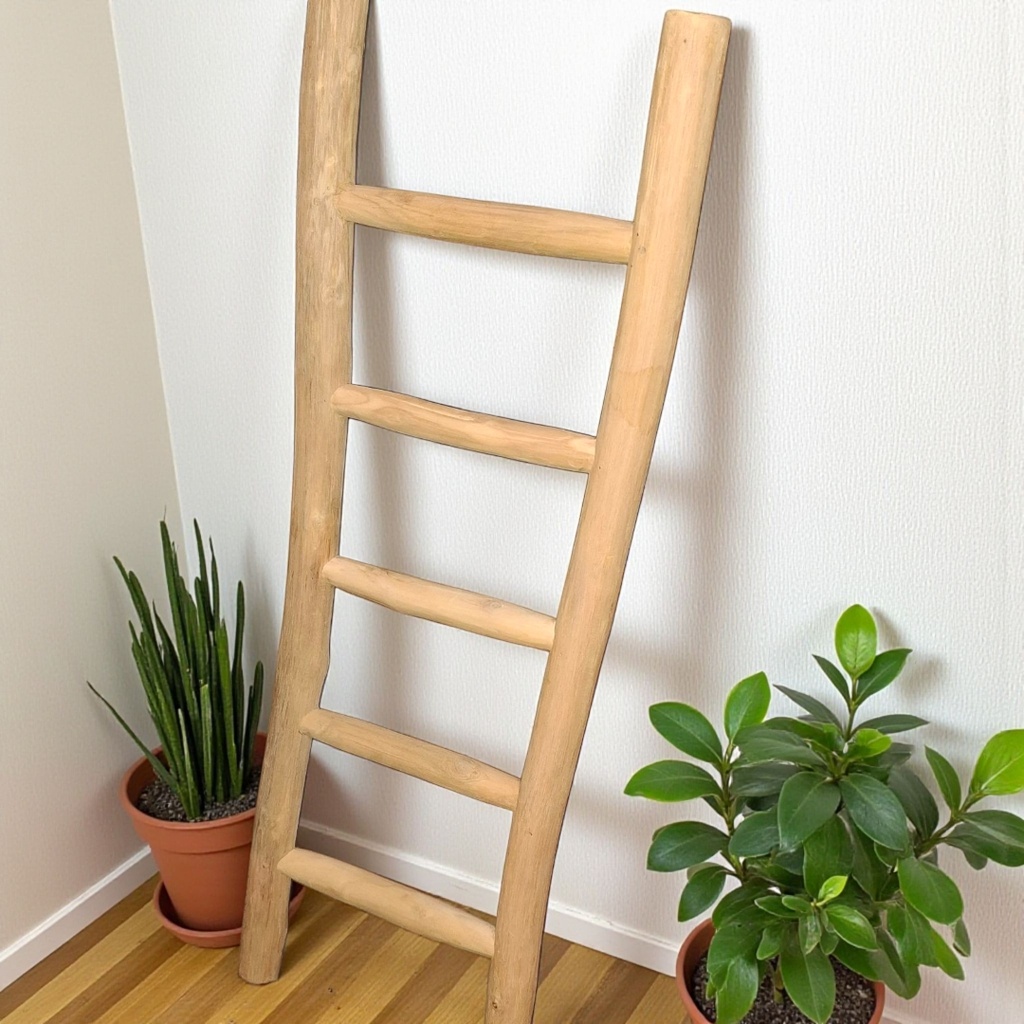 ÉCHELLE EN BOIS DE JAVA Large – 100 cm