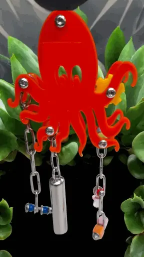 [Ac23-octo-s] ACRYL HANGER OCTO small