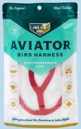 [131576000] AVIATOR LARGE HARNAS ROUGE