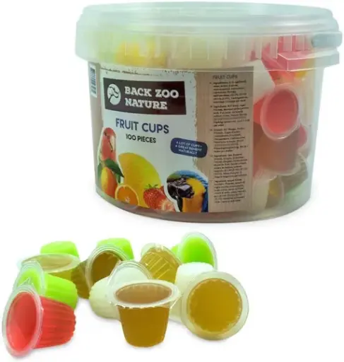 [109645000]  FRUITKUIPJE MIX X100  BACK ZOO NATURE