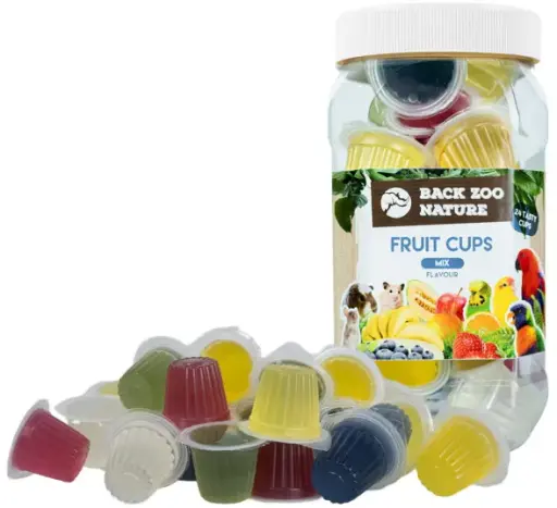[109637] Coupelles de fruits mix 24 pcs - BACK ZOO NATURE 